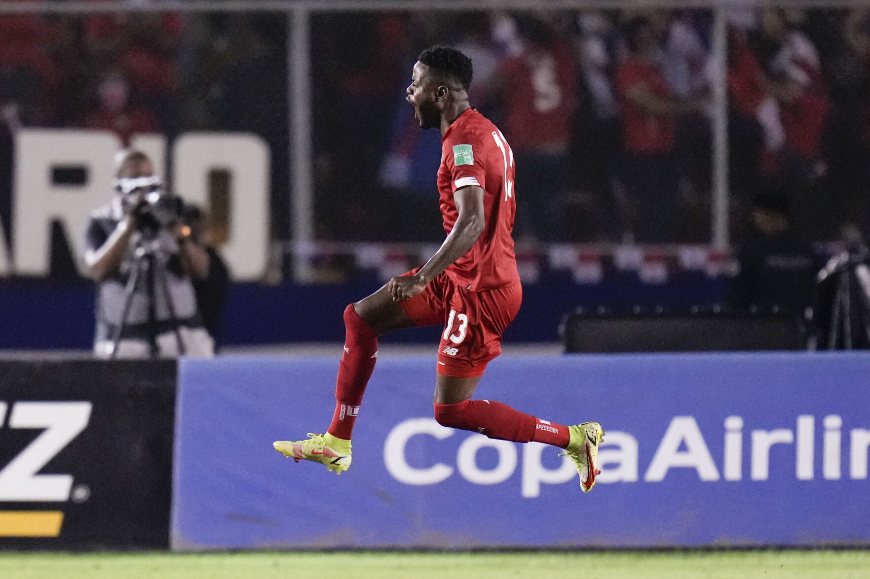 APTOPIX Panama El Salvador Wcup Soccer